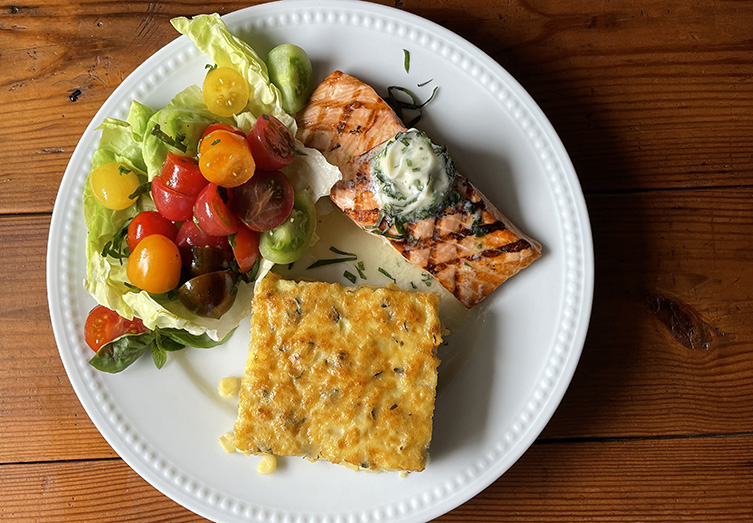 Grilled Salmon Dinner