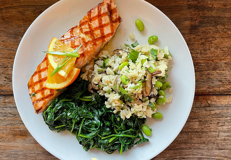 Teriyaki Salmon Dinner