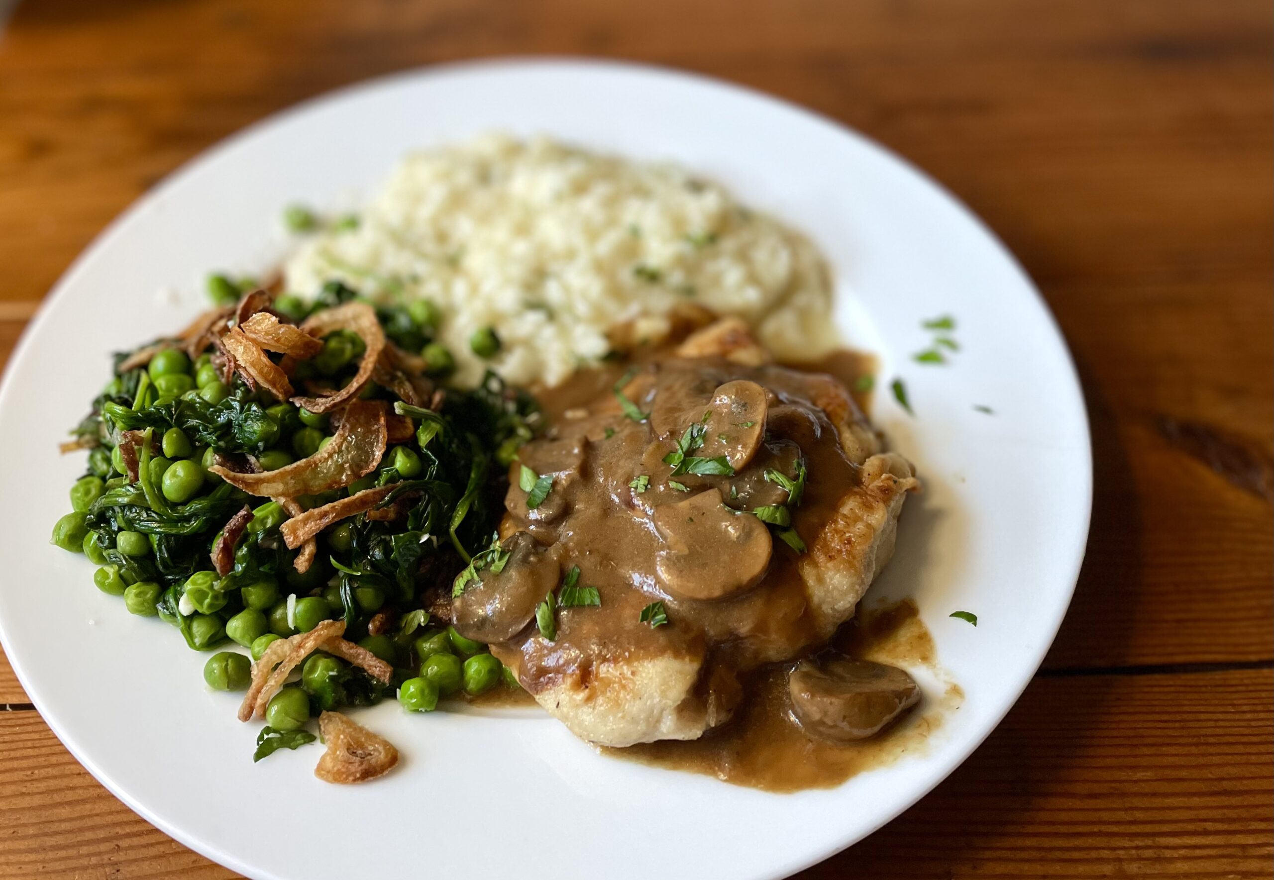 chicken marsala dinner
