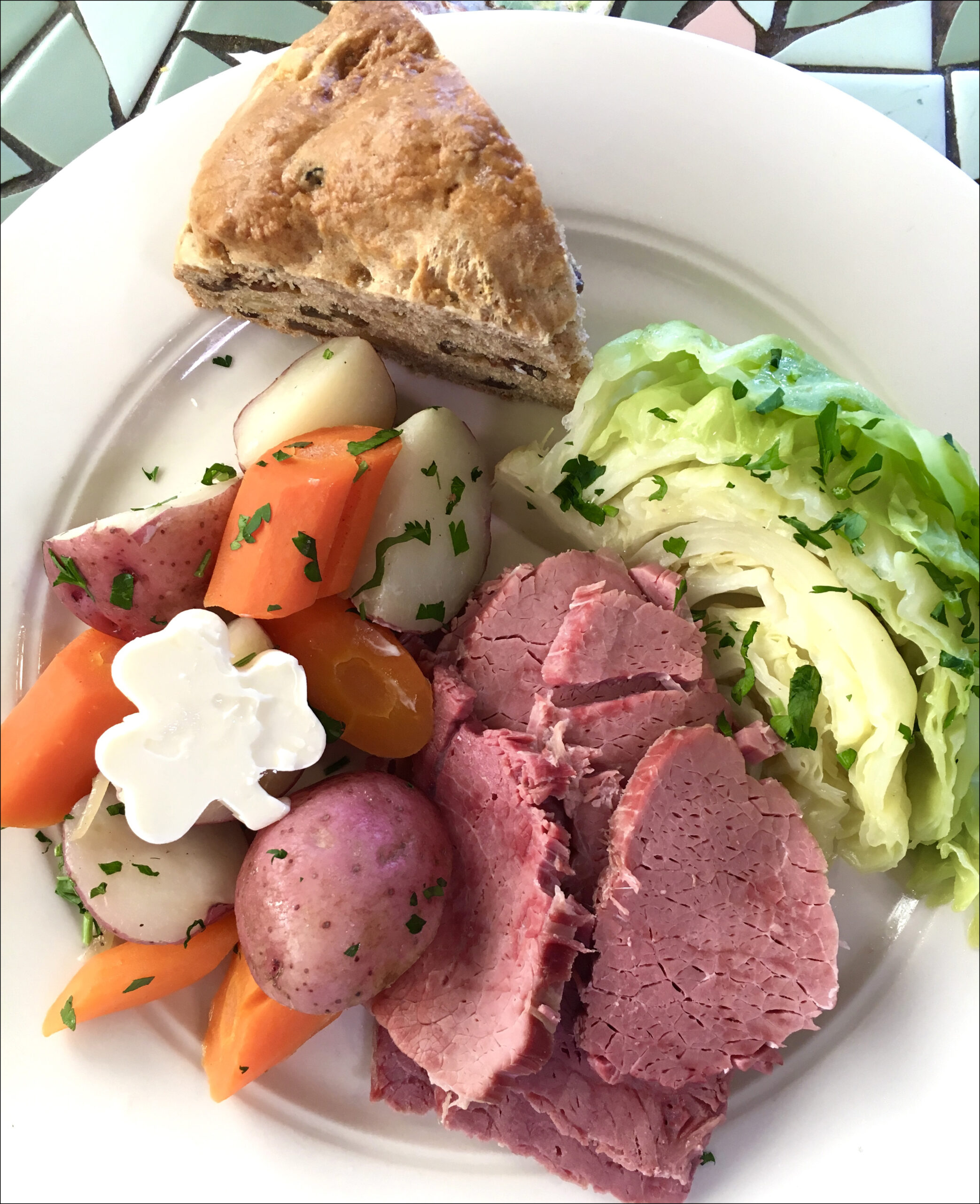 Corned Beef & Cabbage Dinner