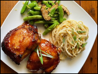 Honey Ginger Chicken Dinner