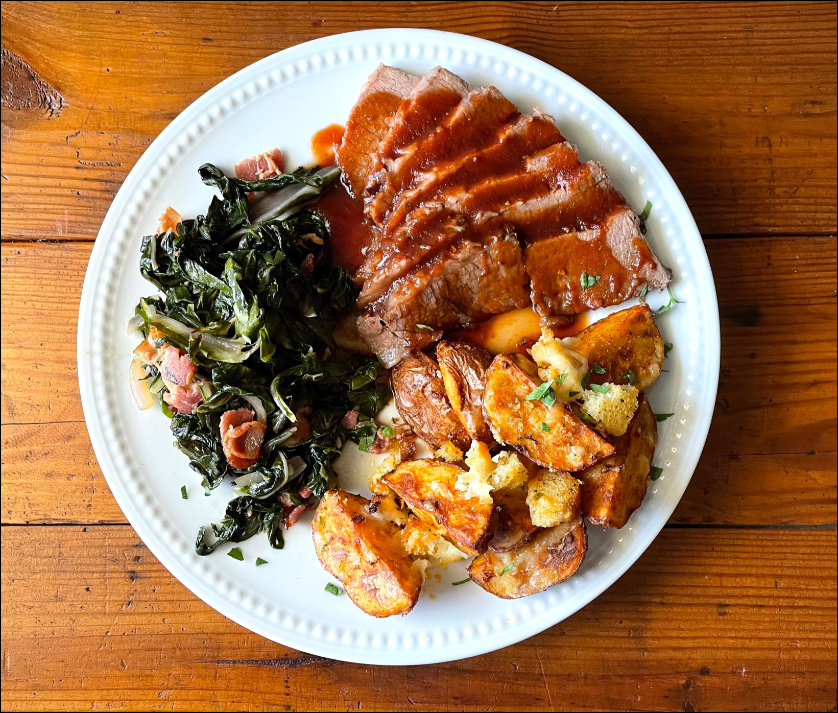 Oven BBQ Beef Brisket