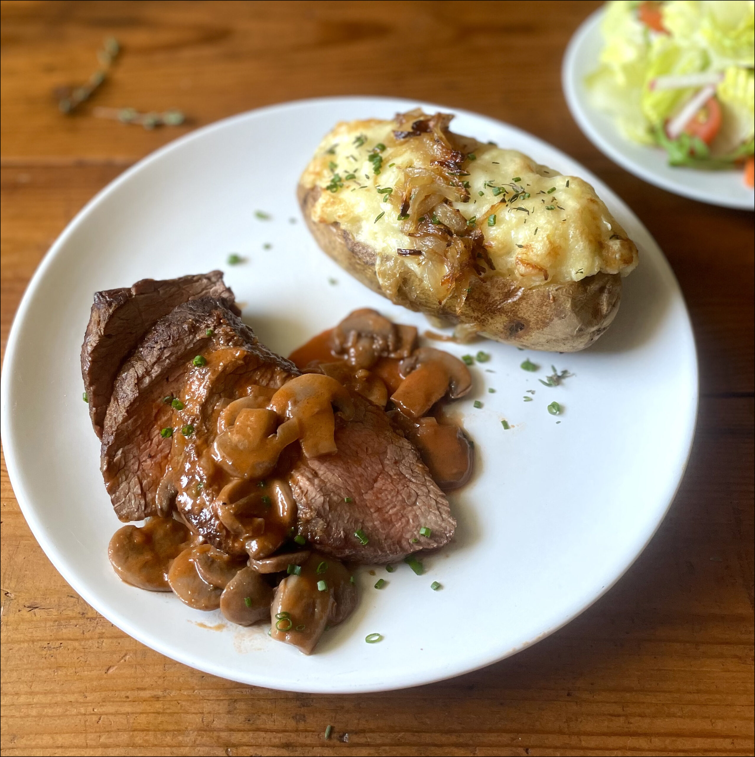 mom's bistro steak dinner